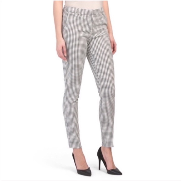 Rachel Zoe Pants - NEW Rachel Zoe Windowpane Skinny Cigarette Pants
